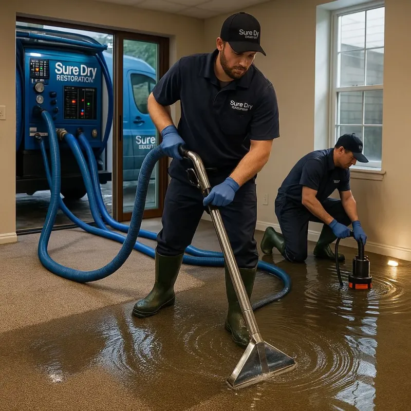 Water Extraction and Removal process in Tennille, GA